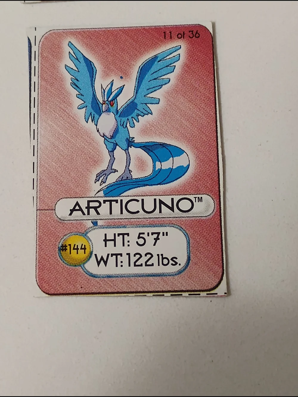 Pokemon 1998 Premium Lunchable Mini Cardboard Cutout Vintage Cards - Picture 2 of 6